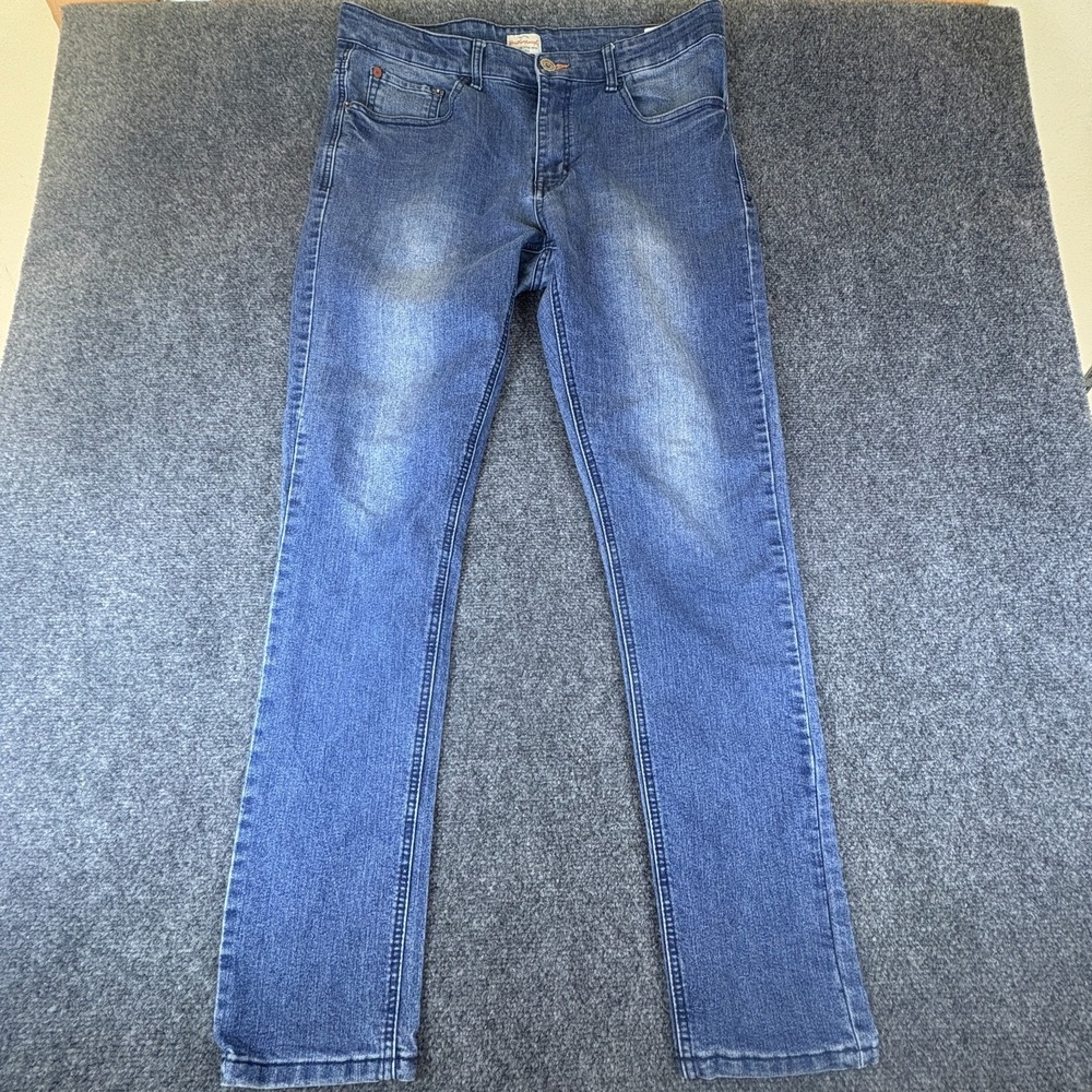 Weatherproof Vintage Jeans Mens 36x32 Blue Medium Wash Denim Cotton Skinny‎ Fit